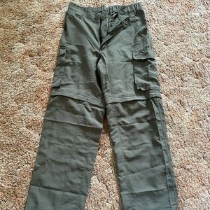 BSA Boy Scouts relaxed small adult pants. Zip off legs. Only worn few times.